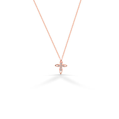 Mini Cross Necklace Diamond Necklace