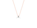 Pear cut 0.14 ctw Diamond Solitaire Necklace