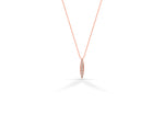 Diamond Necklace in 10K 14K or 18K  Solid Gold