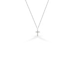 Diamond Cross Necklace in 14k 18k Solid Gold