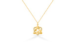 Gold Diamond Celtic Knot Necklace
