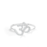 OM Diamond Ring in Gold
