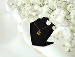 Gold Diamond Celtic Knot Necklace