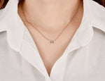 Masquerade Mask Diamond Necklace in 10k ,14k, and 18k Solid Gold