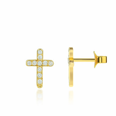 yellow_gold_diamond_cross_stud_earring_jewels_by_tarry