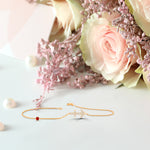 Diamond Sagittarius bracelet with Ruby, Emerald and Sapphire