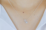 Diamond Necklace Capricorn Zodiac Sign
