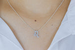 Leo Zodiac Sign Diamond Necklace
