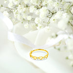 Diamond Wedding Ring in Solid Gold