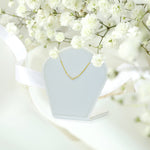 Dainty Diamond V Necklace in 18k 14k 10K Gold