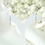 Natural Diamond Hoop Earrings Set in 10K 14K 18K Solid Gold