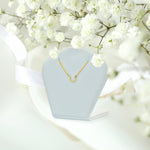 Horseshoe Diamond Necklace in 10k, 14k, and 18k Gold