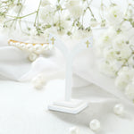 Tiny Cross Stud Gold Earrings