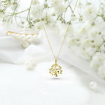 Tree Of life Pendant Necklace in Solid Gold