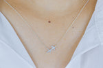 Sagittarius Zodiac Sign Diamond Necklace