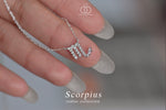 Libra Zodiac Sign Diamond Necklace