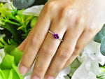 Oval Gemstone ring in 10k and 14k gold/ Garnet/ Amethyst/ Citrine/ Swiss and London Blue Topaz/ Peridot/ Gemstone color option/ Birthstone ring/ Gemstone Engagement ring/ Stackable ring