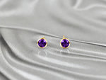 yellow_gold_4mm_gemstone_amethyst_round_earrings_jewels_by_tarry