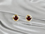yellow_gold_5mm_gemstone_garnet_round_earrings_jewels_by_tarry