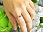 Multiple Gemstone ring in 10k and 14k gold/ Garnet/ Amethyst/Citrine/ Swiss and London Blue Topaz/ Peridot/ Gemstone color option/ Birthstone ring/ Stackable ring