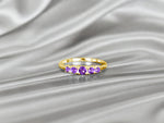 yellow_gold_3.5/2.5/2mm_gemstone_amethyst_multiple_ring_jewels_by_tarry
