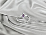 Marquise cut Gemstone ring in 10k and 14k gold/ Garnet/ Amethyst/ Citrine/ Swiss and London Blue Topaz/ Peridot/ Gemstone color option/ Birthstone ring/ Stackable ring
