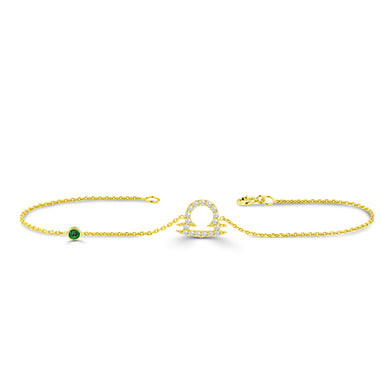 yellow_gold_diamond_libra_zodiac_emerald_birthstone_bracelet_jewels_by_tarry