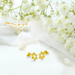Minimlist diamond Star stud earrings/ Star of david diamond studs/ Diamond stud earrings / Gold studs/ Dainty earrings/ Gifts for her