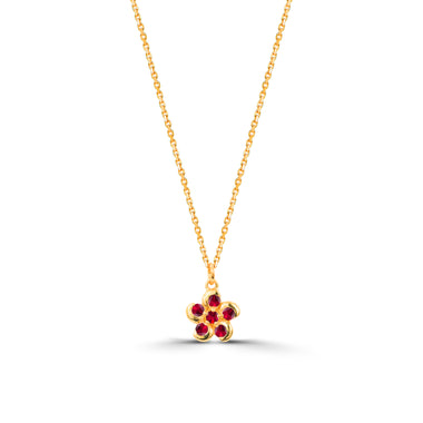 rose_gold_gemstone_cluster_0.24Ct_ruby_flower_wedding_necklace_jewels_by_tarry