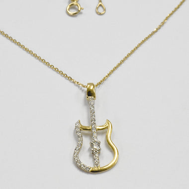 yellow_gold_diamond_guitar_charm_necklace_jewels_by_tarry