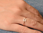 Bezel Set Diamond Band Ring in 10k 14k 18k Gold