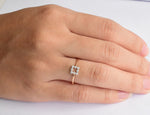 Bezel Set Diamond Band Ring in 10k 14k 18k Gold