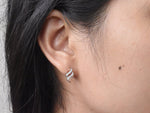 Minimalist Diamond Earrings in 18K 14K 10K Gold