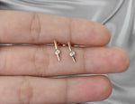 Solitaire Diamond Post Earring
