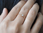 Pear Cut 0.14 ctw Diamond Ring