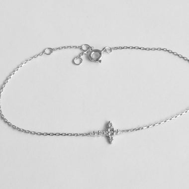 white_gold_diamond_7.5"_dainty_cross_bracelet_jewels_by_tarry