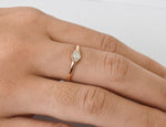 Micro Pave Dainty Diamond stacking ring