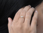 Micro Pave Dainty Diamond stacking ring