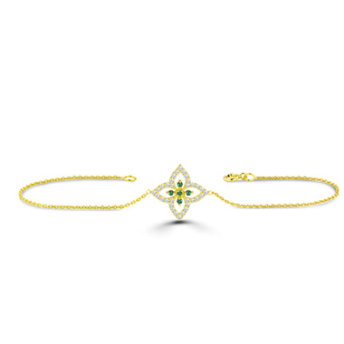yellow_gold_diamond_emerald_clover_bracelet_jewels_by_tarry