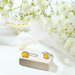 Pear Shaped gemstone earrings in 10k and 14k gold/ Garnet/ Amethyst/ Citrine/ Swiss blue topaz/ London blue topaz