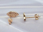 Diamond Stud Earring / 18k Gold Earring / Dainty Diamond Earring / Minimal Diamond Earring / Everyday Gold Earring / 18k Gold / DE101 - Jewels By Tarry