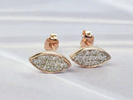 Diamond Stud Earring / 18k Gold Earring / Dainty Diamond Earring / Minimal Diamond Earring / Everyday Gold Earring / 18k Gold / DE101 - Jewels By Tarry