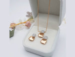 Rose Gold Diamond Pendant Necklace