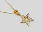 Delicate Diamond Star Charm Necklace / Natural Diamond Necklace / Simple Diamond Necklace / Everyday Diamond Necklace / DP502 - Jewels By Tarry