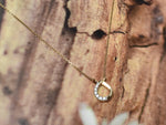 Teardrop Necklace with Diamonds