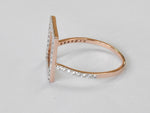 Open Square 0.40 ct Diamond Ring