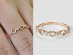 Diamond Wedding Ring in Solid Gold