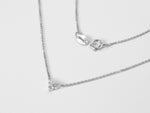 Trio Diamond Necklace in 10k 14k 18 Solid Gold