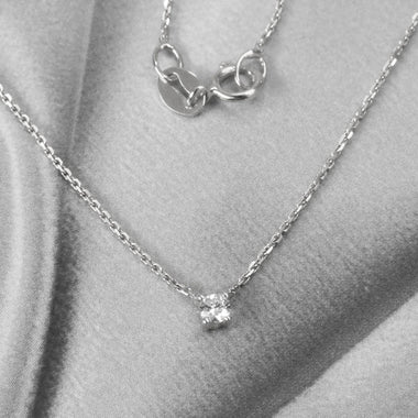 0.05 ct Diamond Solitaire Necklace