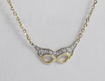 Masquerade Mask Diamond Necklace in 10k ,14k, and 18k Solid Gold